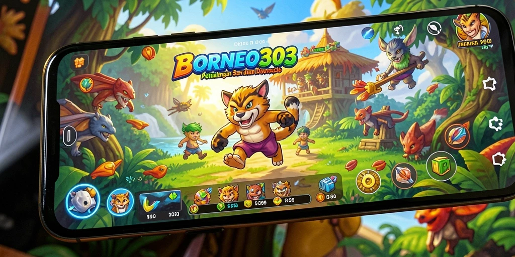 Screenshot gameplay BORNEO303 dengan tantangan menarik.