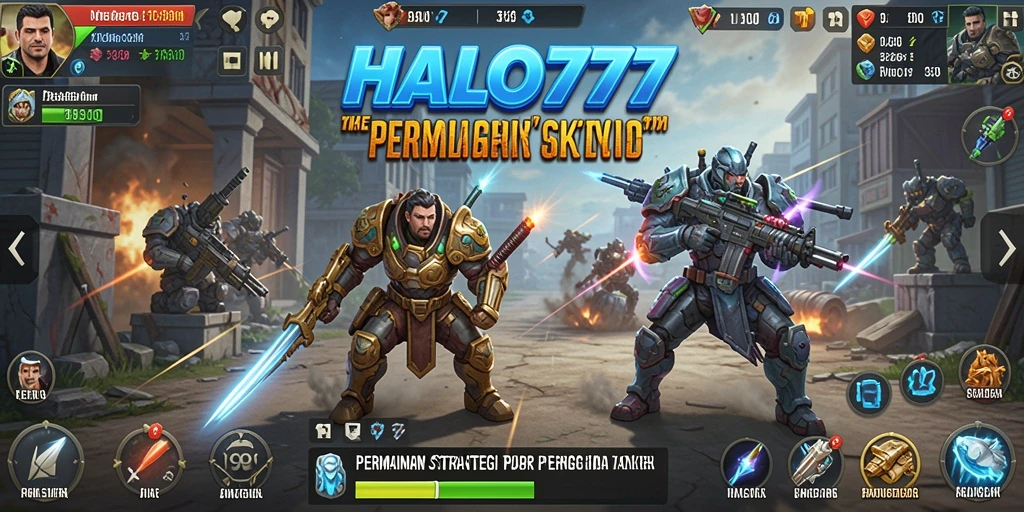Tangkapan layar HALO777 yang menampilkan gameplay strategis yang mendebarkan.