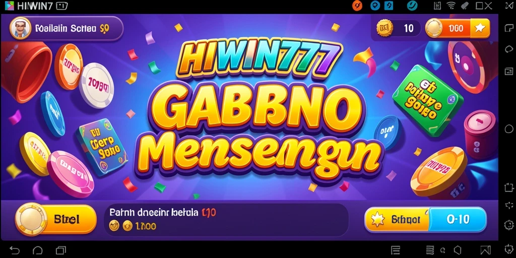 Screenshot gameplay Bingo HIWIN777 yang menarik dan menegangkan.
