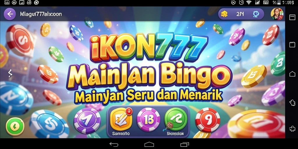 Tampilan gameplay seru dalam permainan Bingo IKON777.