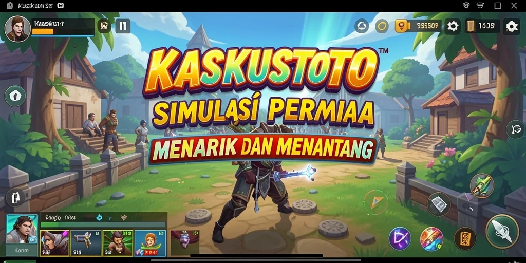 Tampilan gameplay KASKUSTOTO yang memukau dengan aksi interaktif.