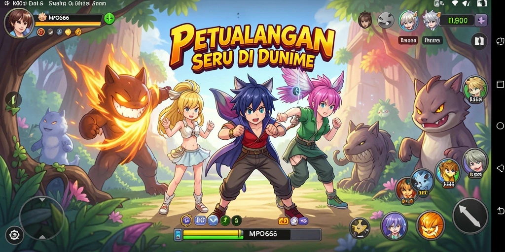 Screenshot MPO666 menampilkan aksi seru dalam dunia anime yang memukau.