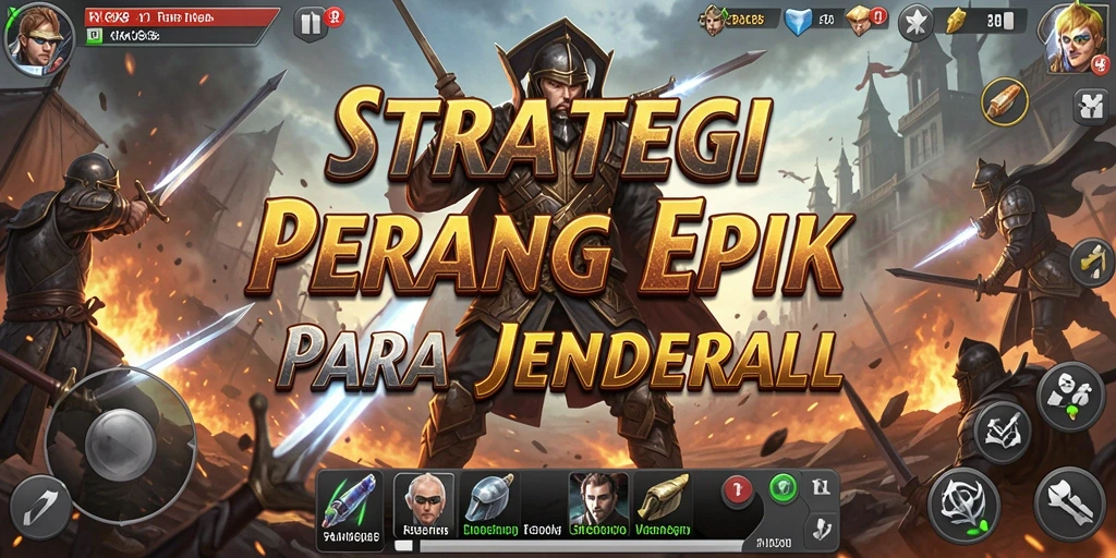 Screenshot utama RK88 menampilkan peperangan strategi yang mendebarkan.