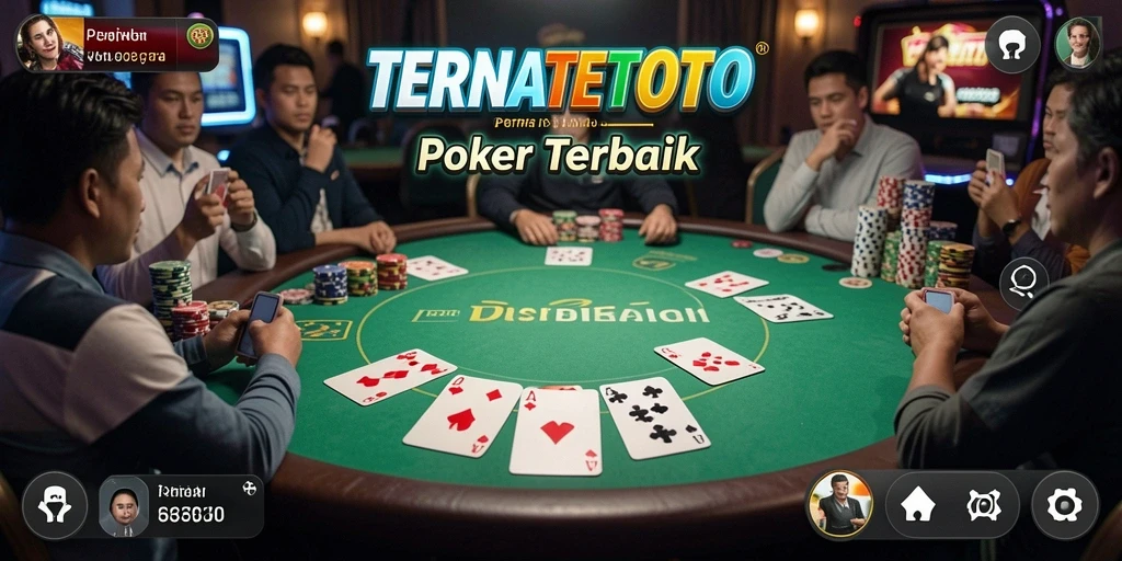 Gameplay poker yang seru dan mendebarkan di TERNATETOTO.