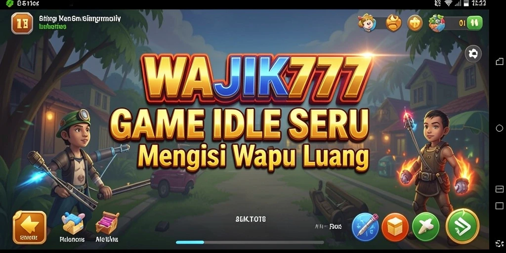 Tampilan gameplay seru dari WAJIK777 yang menampilkan pengumpulan sumber daya.